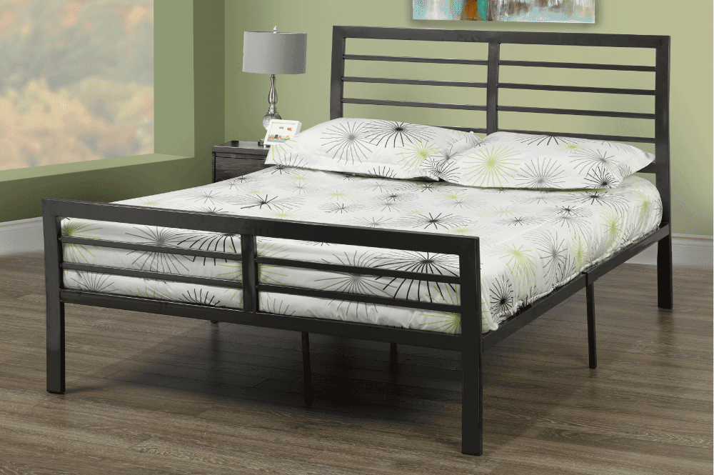 Konar Charcoal Platform Bed